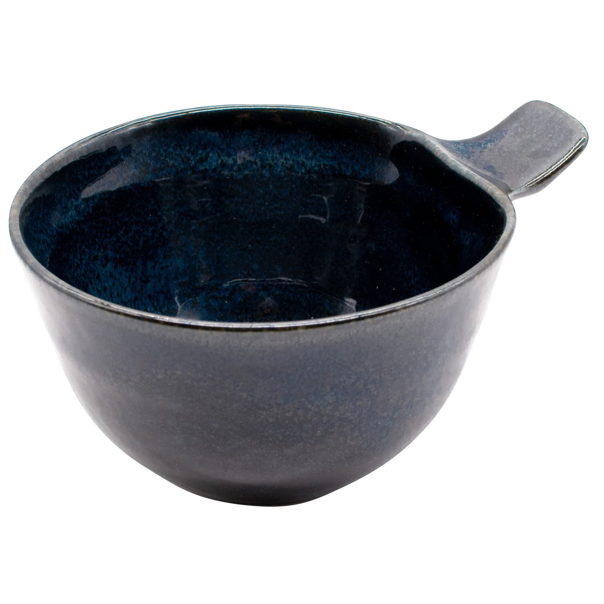 Aito Seisakusho 517054 Natural Color Cup with Hands, Approx. 12.5 fl oz (370 ml), Navy, Mino Ware Dishwasher, Microwave Safe, Made in Japan