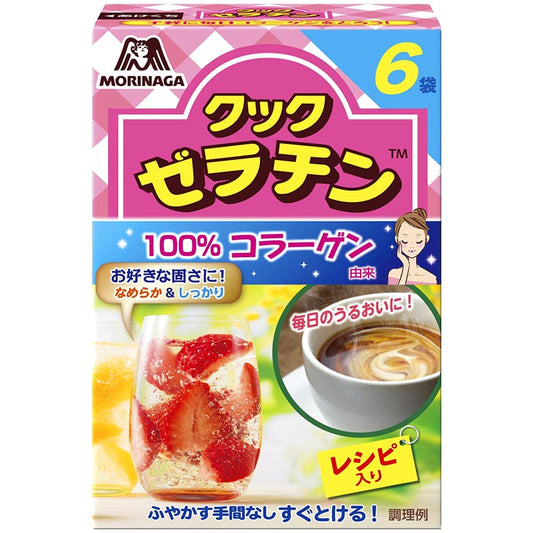 Morinaga Cook gelatin 6 bags (5gX6P) X6 boxes