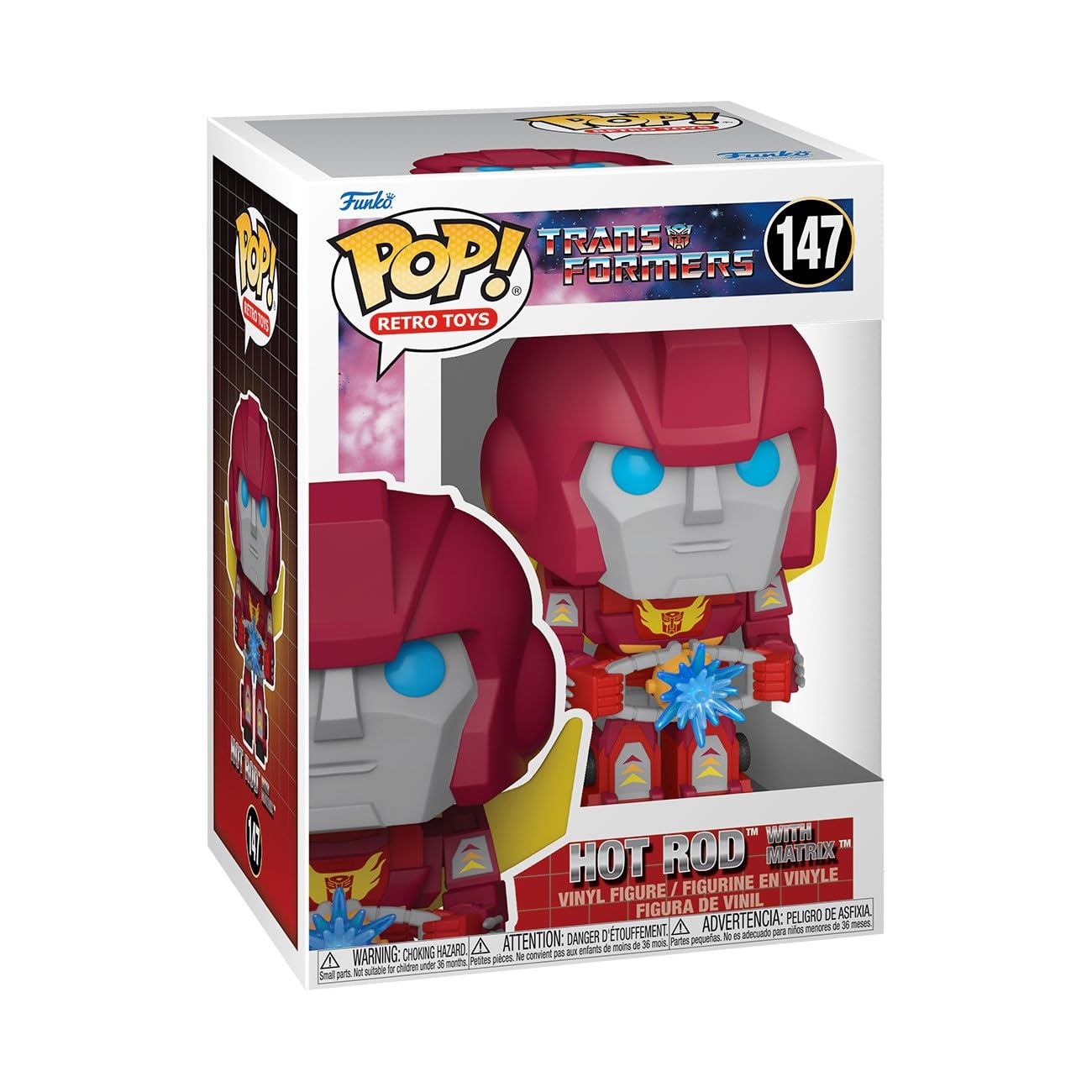 Funko POP! Vinyl: Transformers Classic - Hot Rod with Matrix
