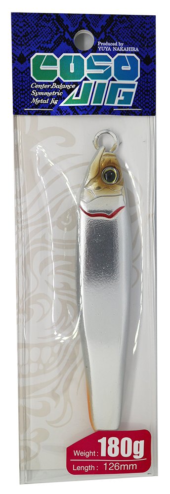 GAN Craft Kosozig 180#03 Metal Jig, Silver Mirror.
