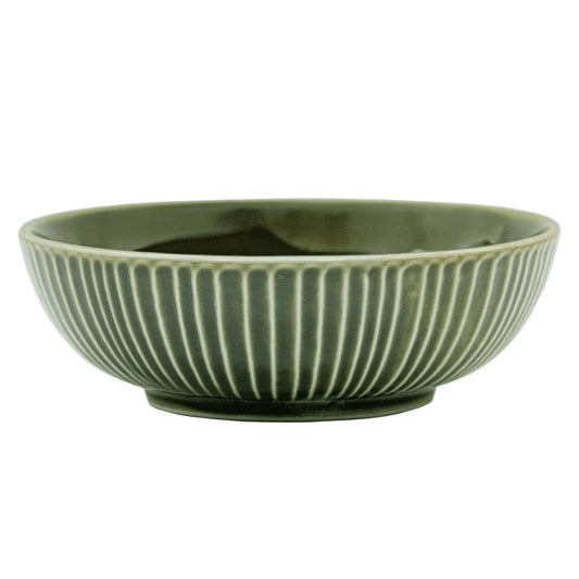 Aito Seisakusho Sogi Bowl, Plate, Diameter Approx. 5.1 inches (13 cm), Microwave Safe, Dishwasher Safe, Mino Ware, Green, Made in Japan