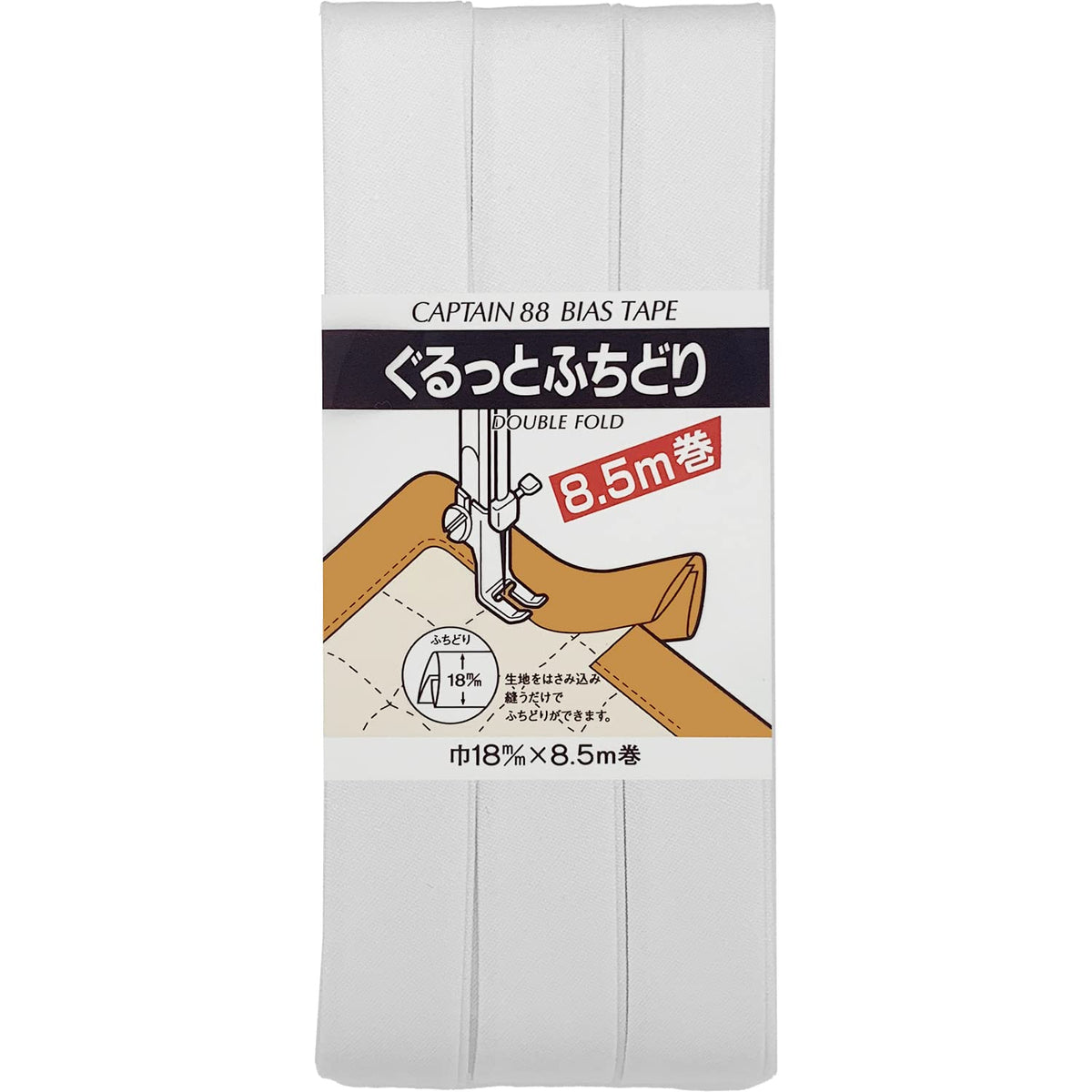 CAPTAIN88 Around hutidori Width 18mmx8 X Rainbow Roll [COL – 501] CP33 – 501