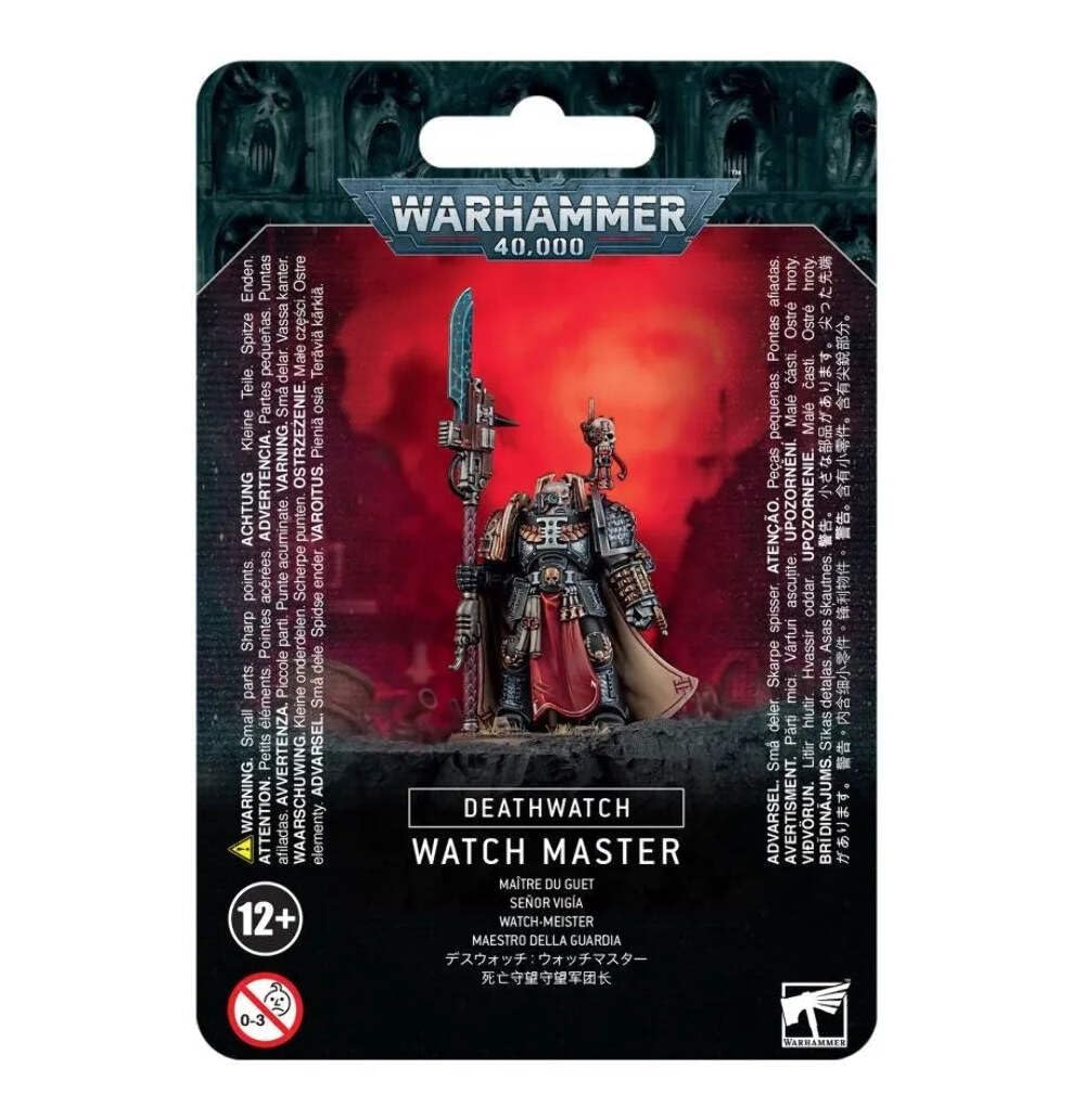 Games Workshop Deathwatch: Maestro Della Guardia, Red and Black