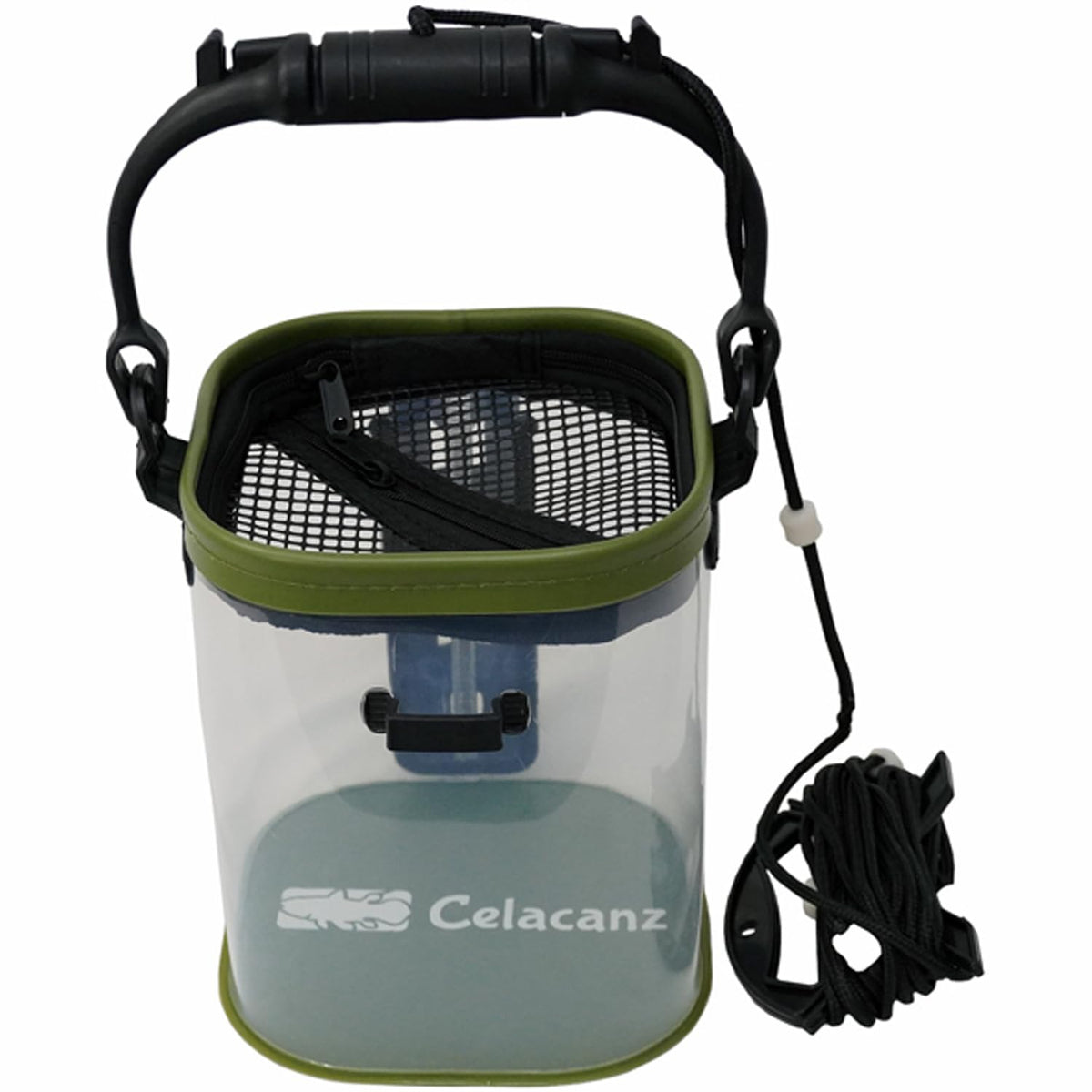 Celacanz UFC-029 UFC-030 Light Game Bucket, 3 Colors, Watering Bucket, Foldable, Compact, 8.3 inches (21 cm), Domestic Fishing Tackle Manufacturer X'SELL (Military Green, 8.3 inches (21 cm)