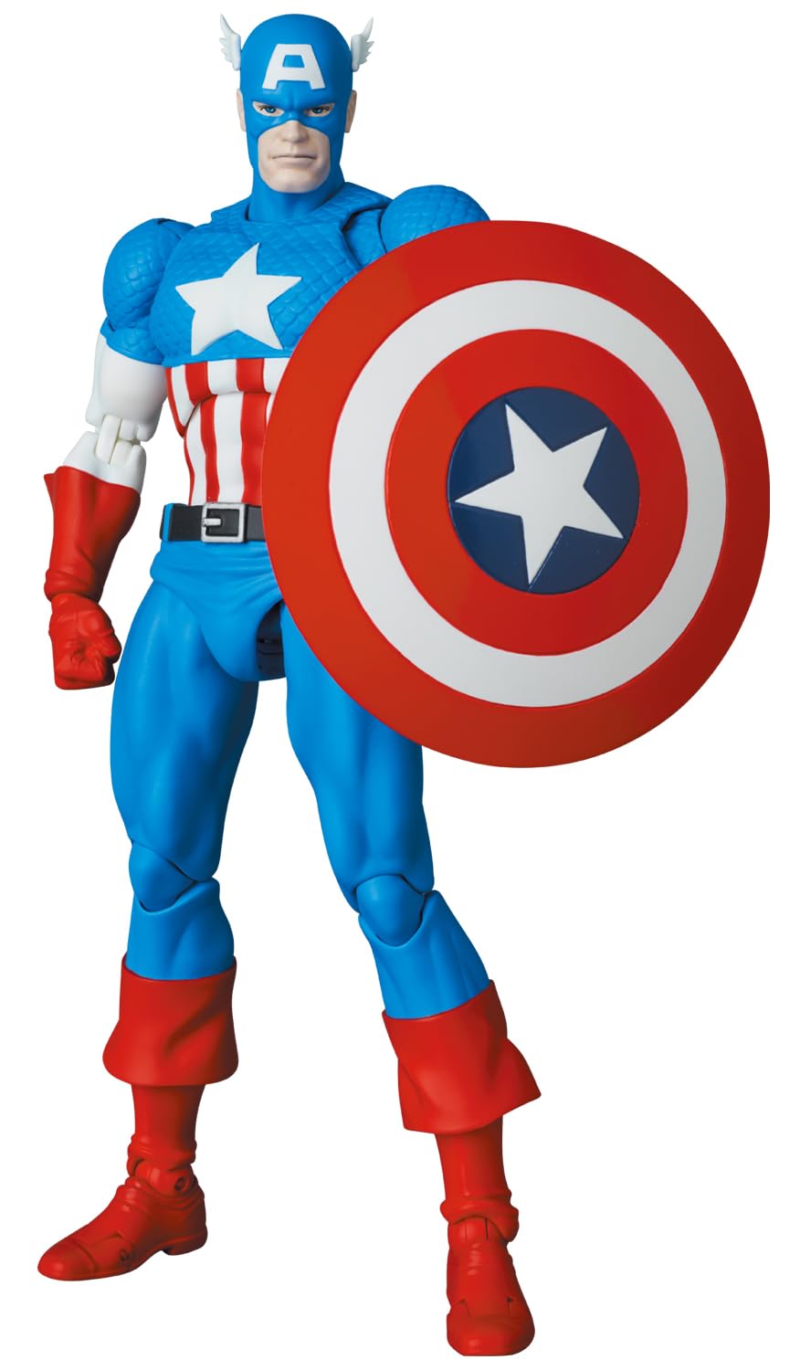 MAFEX No. 217 Captain America (COMIC Ver.) Total Height: Approx. 6.3 inches (160 mm), Non-scale, Painted Action Figure