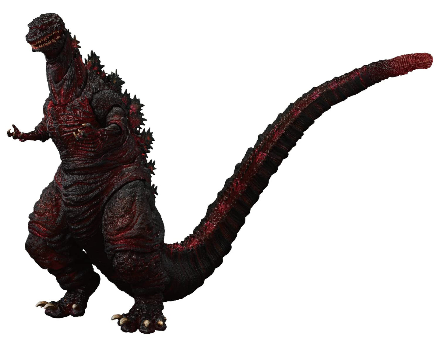 TAMASHII NATIONS - Shin Godzilla - Godzilla [2016] Fourth Form Night Combat Ver., Bandai Spirits S.H.MonsterArts Action Figure