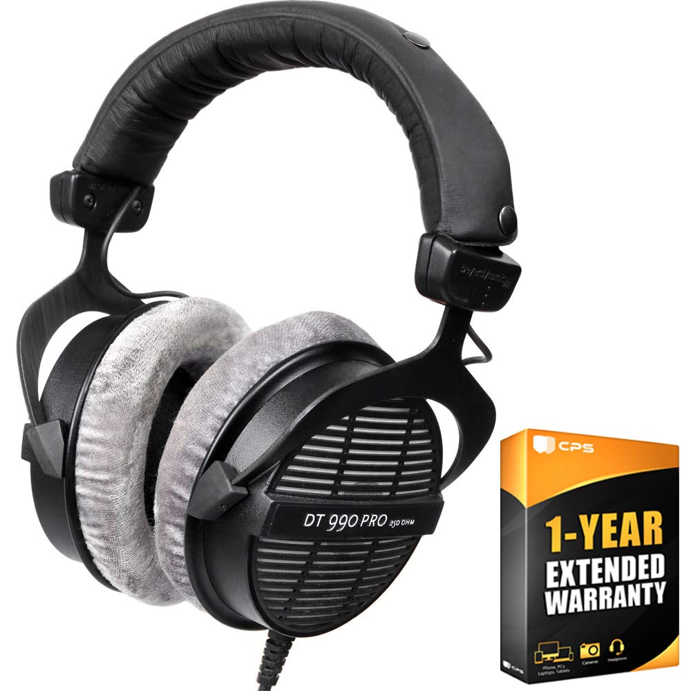 beyerdynamic DT 990 Pro 250 ohm Over-Ear Studio Headphones + 1 Year CPS Warranty