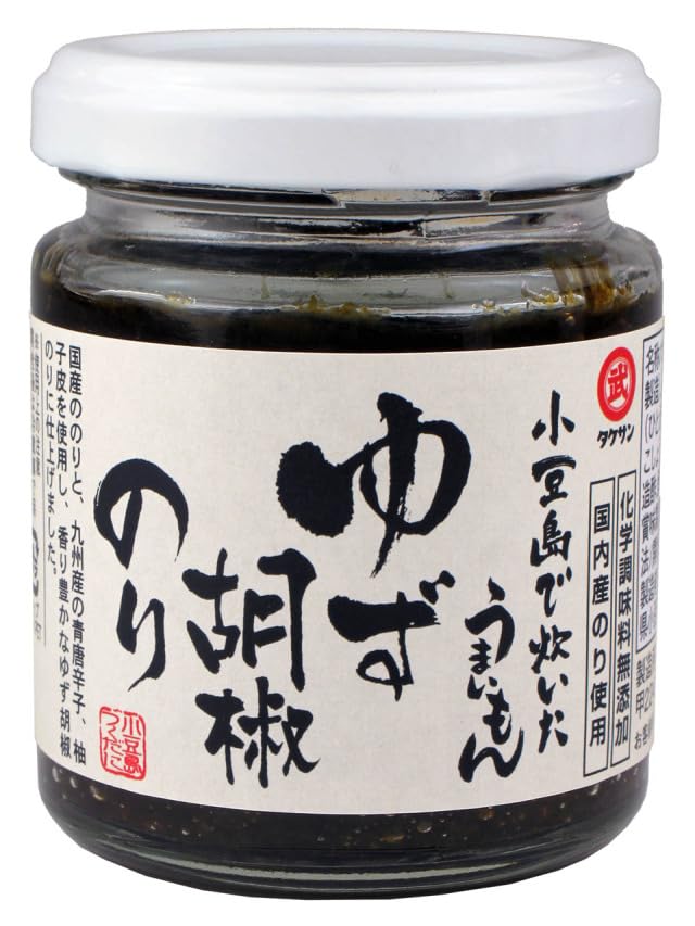 Tsukudani of Seaweed in bottle. TUKUDANI is a preserved food made with soy sauce. A traditional Japanese food that has been around for 400 years. (YUZU KOSHO NORI 3.5oz (100g))