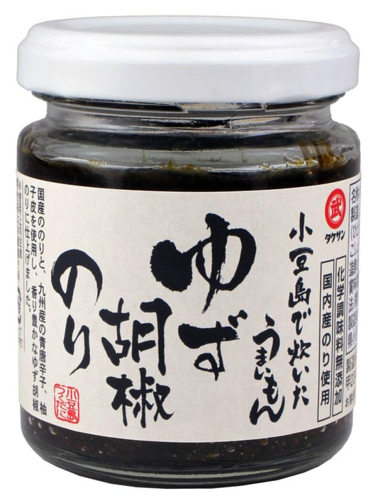 Tsukudani of Seaweed in bottle. TUKUDANI is a preserved food made with soy sauce. A traditional Japanese food that has been around for 400 years. (YUZU KOSHO NORI 3.5oz (100g))