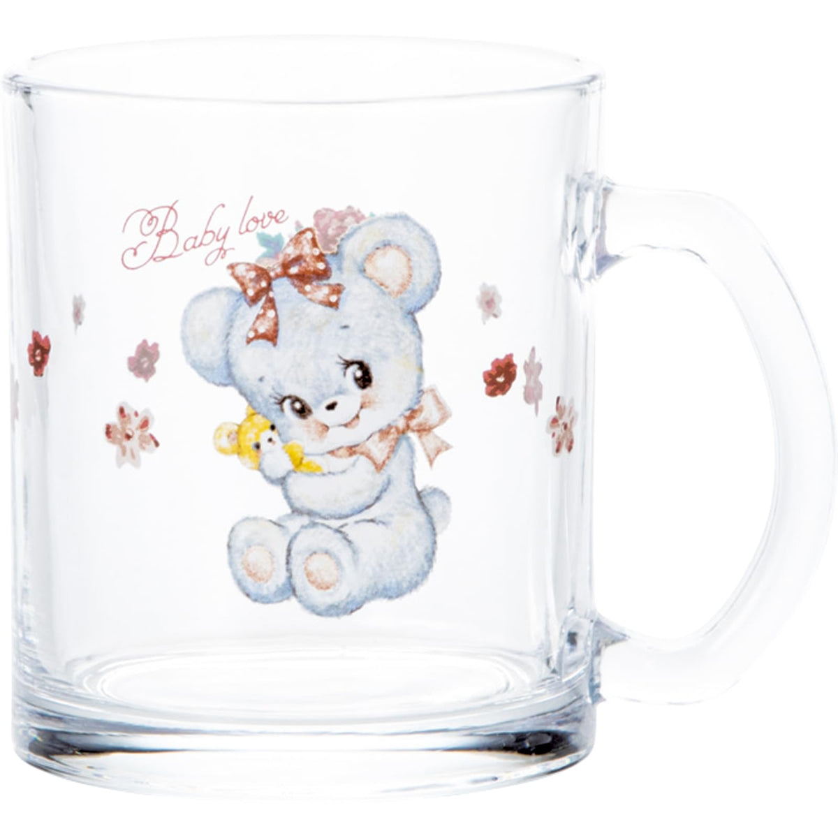 Swimmer Swimmer Heat Resistant Glass Baby Love Retro Mug