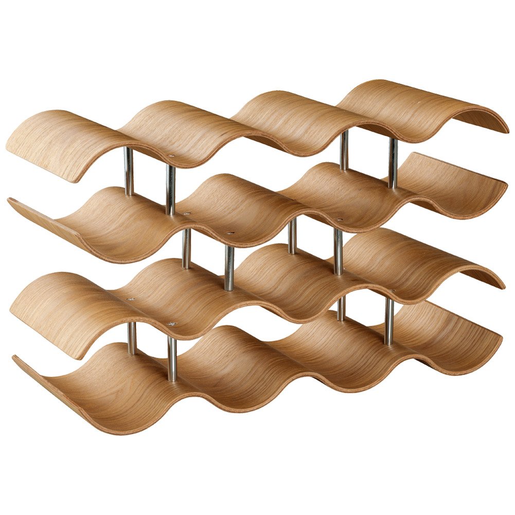 KINTO 45150 Wine Rack, for 14 Bottles, Willow