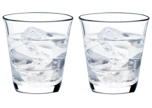 東洋佐々木ガラス Toyo Sasaki Glass P-52103HS-JAN Glass Tumbler, Clear, 7.5 fl oz (210 ml), Spash HS Free Glass, Made in Japan, Dishwasher Safe, Pack of 2