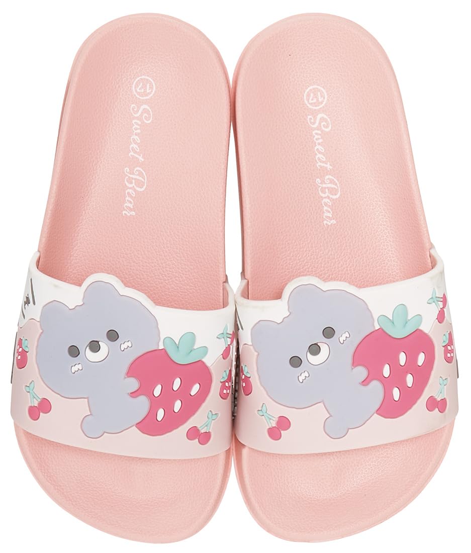 Skater SDSH18-A EVA Sandals, Kids Shower Sandals, 7.1 inches (18 cm), 5-6 Years, Sweet Bear Flip Flops