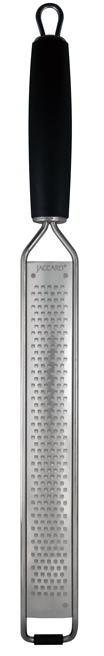 Jaccard Fine Grater, Rasp-Style Stainless-Steel Hand Grater with MicroEdge Technology, 1.5 x 1 x 16 inches
