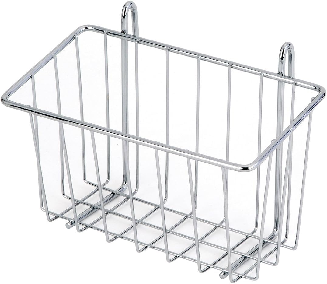 Doshisha KP-C1012X Luminous Universal Parts for All Pole Diameter Increased Storage Basket, Deep Type (W x D x H): 7.5 x 3.9 x 4.7 inches (19 x 10 x 12 cm)