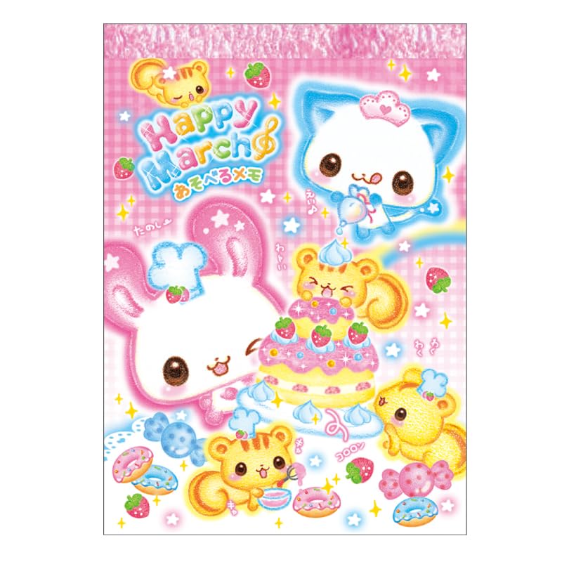 Camio Japan 228736 A6 Happy Mark Memo, Heisei Fancy