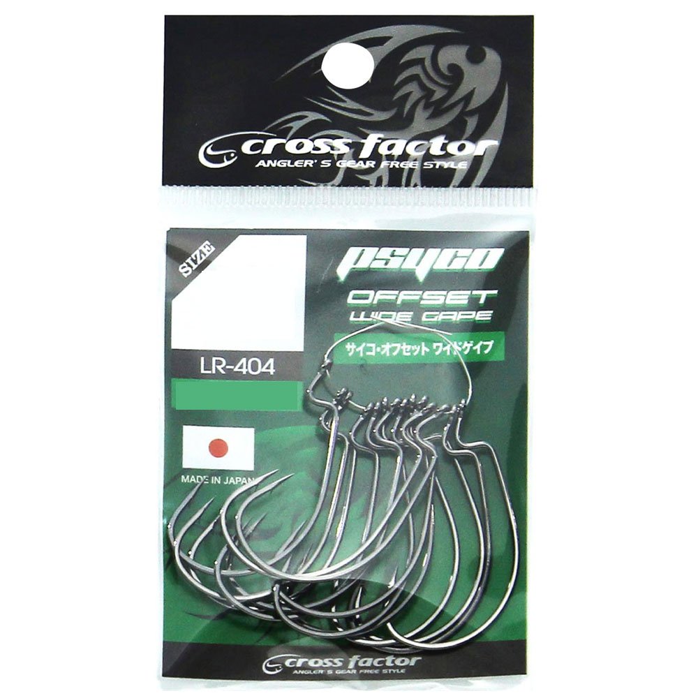 Cross Factor LR404-3/0 Psycho Offset Wide Gape #3/0