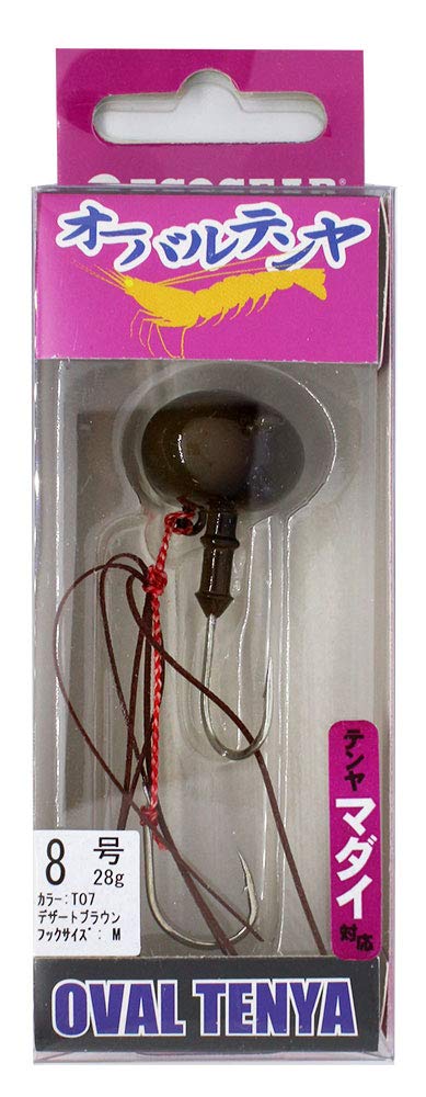 Ecogear 9756 Oval Tenya No. 8, T07, Desert Brown