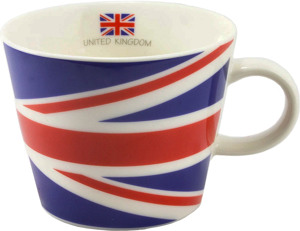 Gekjinsha Sugar Land 10952-0 Mug, Flag Pattern, UK, 12.8 fl oz (380 cc), Made in Japan, Microwave and Dishwasher Safe