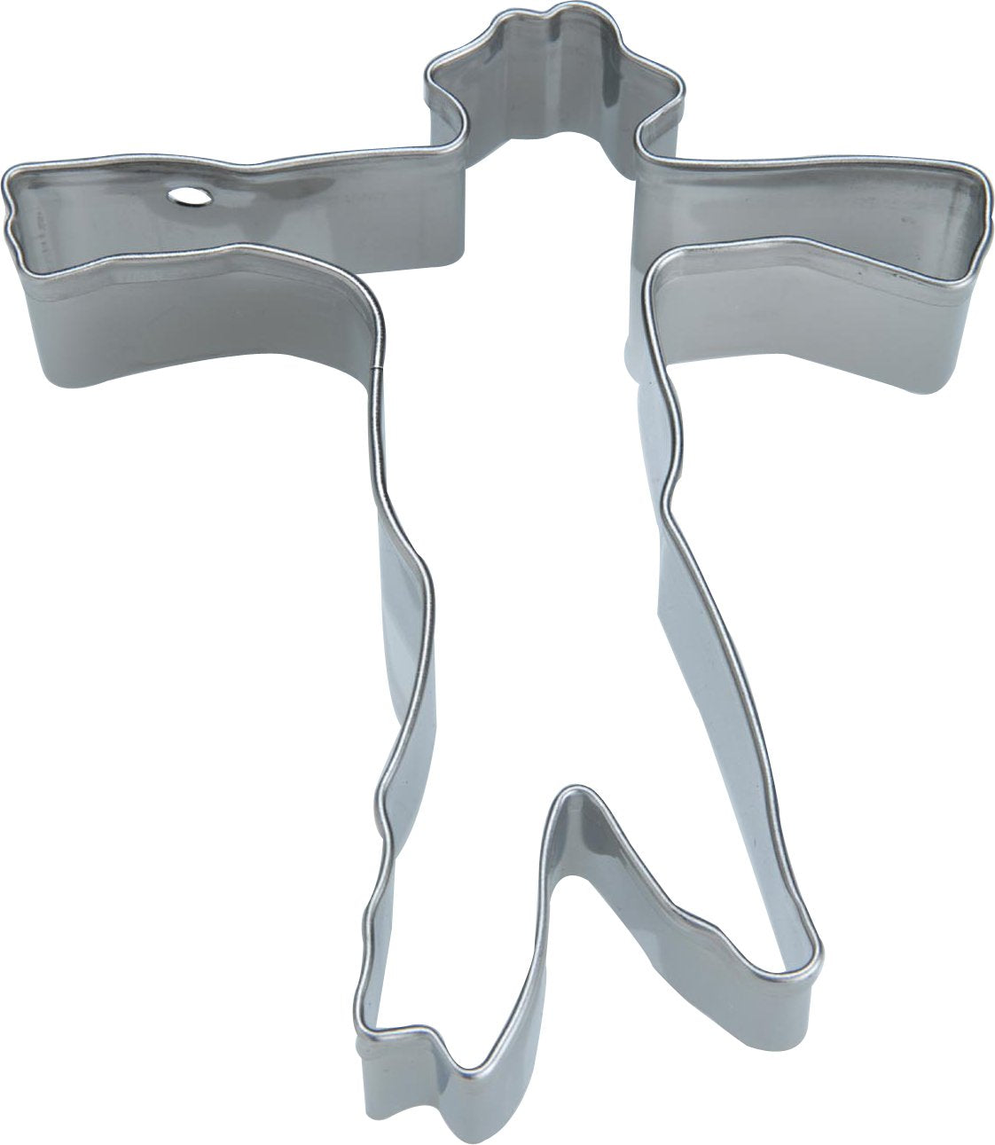 Tiger Crown Cookie Cutter, Silver, 2.8 x 3.1 x 0.8 inches (71 x 79 x 21 mm), 18-8 Cutter, Scarecrow, 18-8 Stainless Steel, Halloween 1969