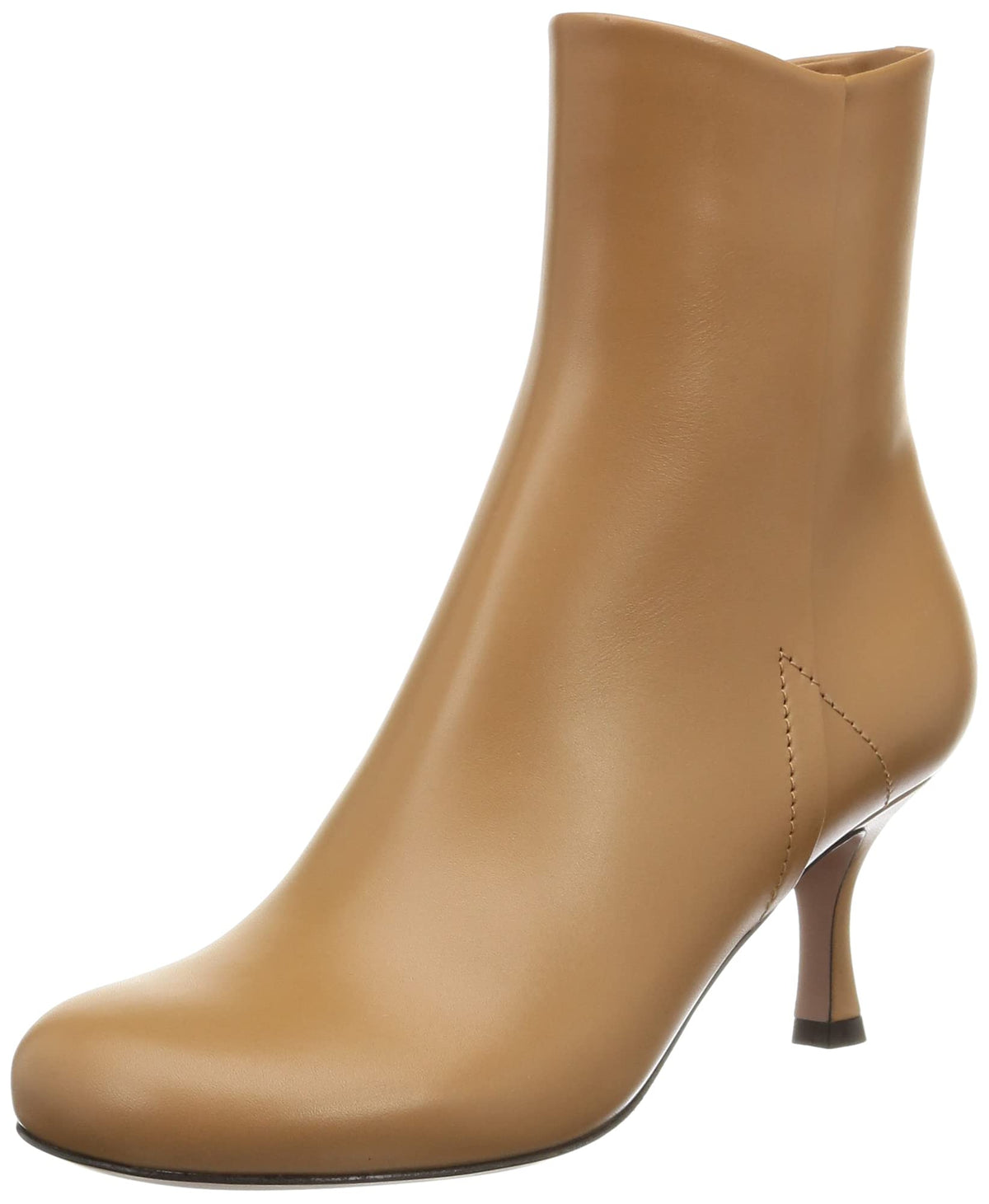 Periko 7585 VOLTA65 EX ROUND TOE SHORT BOOTS Women's Ankle Boots, 2.2 inches (5.5 cm), brown sugar, 23.0 cm