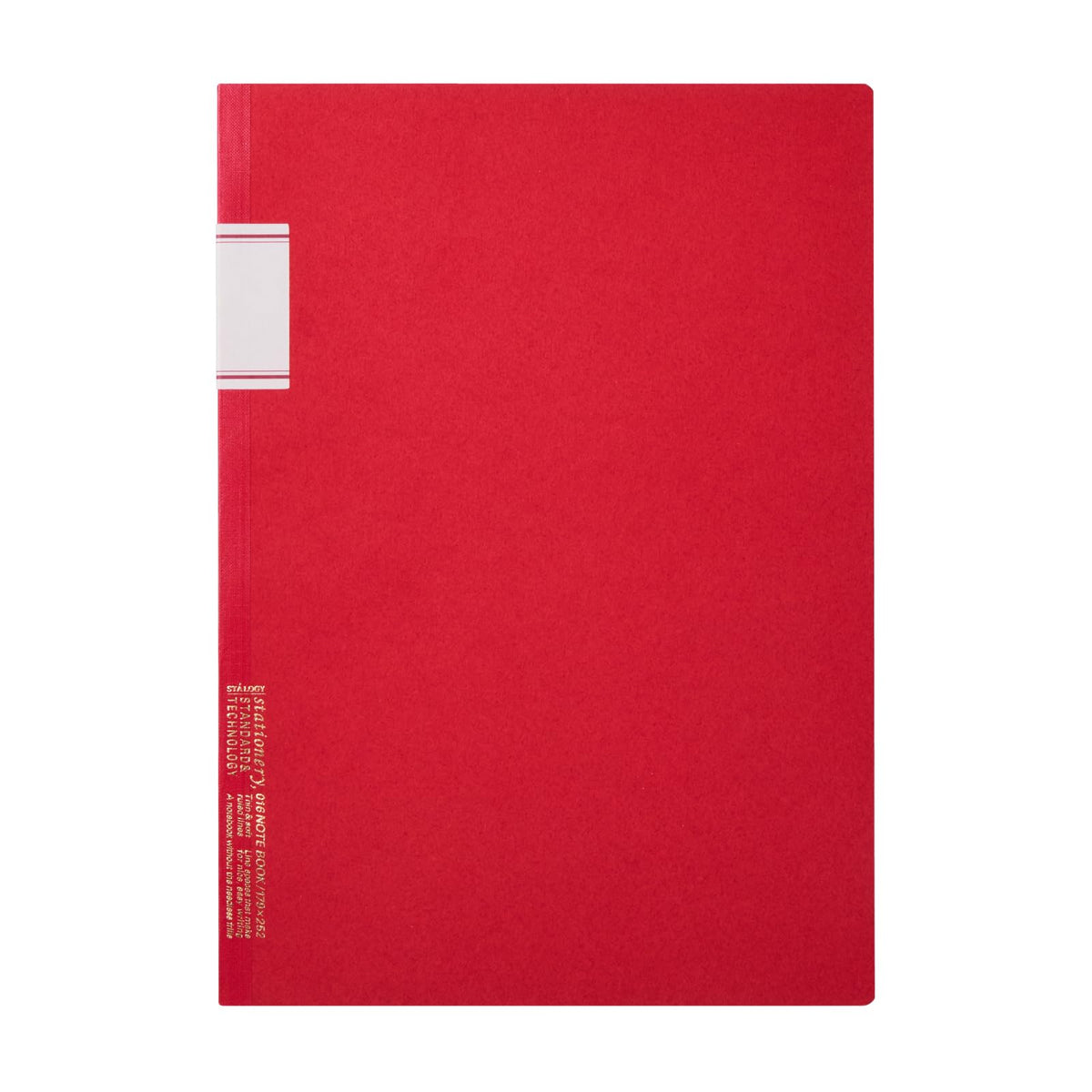 Nitoms SS1014 STALOGY Notebook, B5, Horizontal Ruled, Standard Notebook, Red