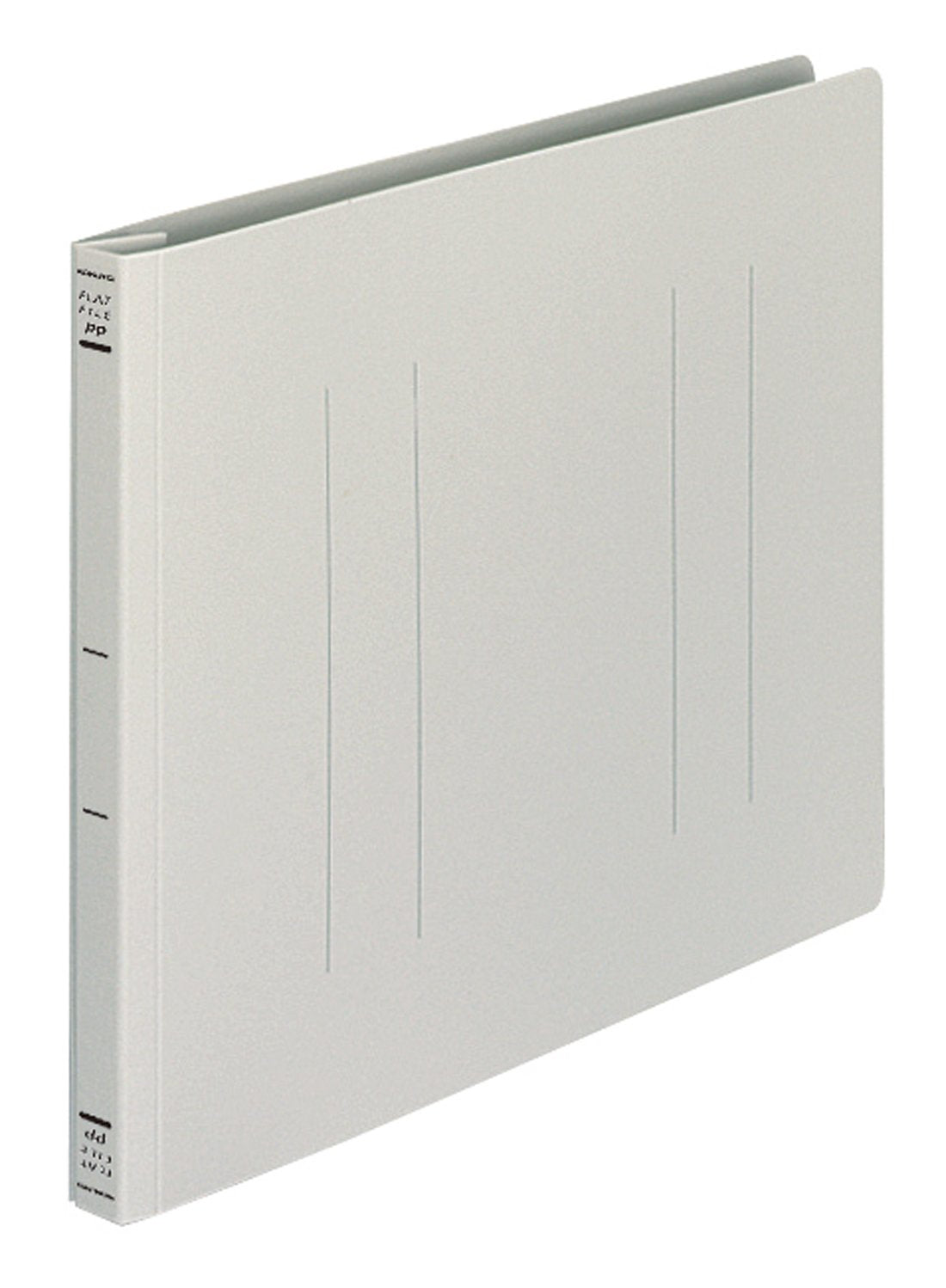 Kokuyo flat file PP cover resin binding tool 2 hole A4 horizontal 150-sheet gray off -H15M