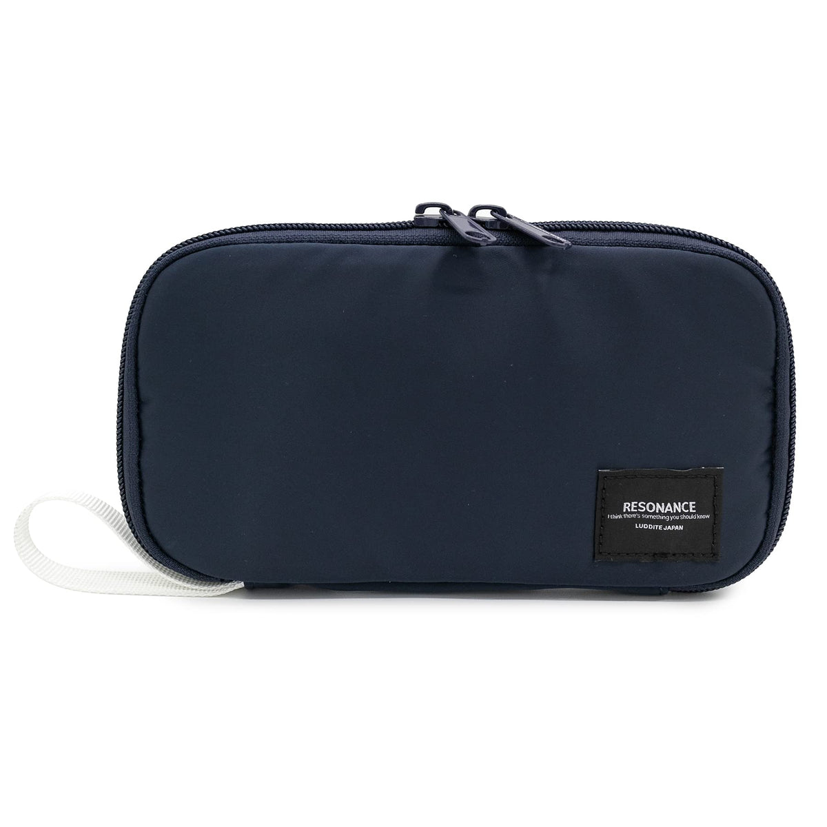 Luddite Carrying Case, Radite Round Zip Pen Case, Navy