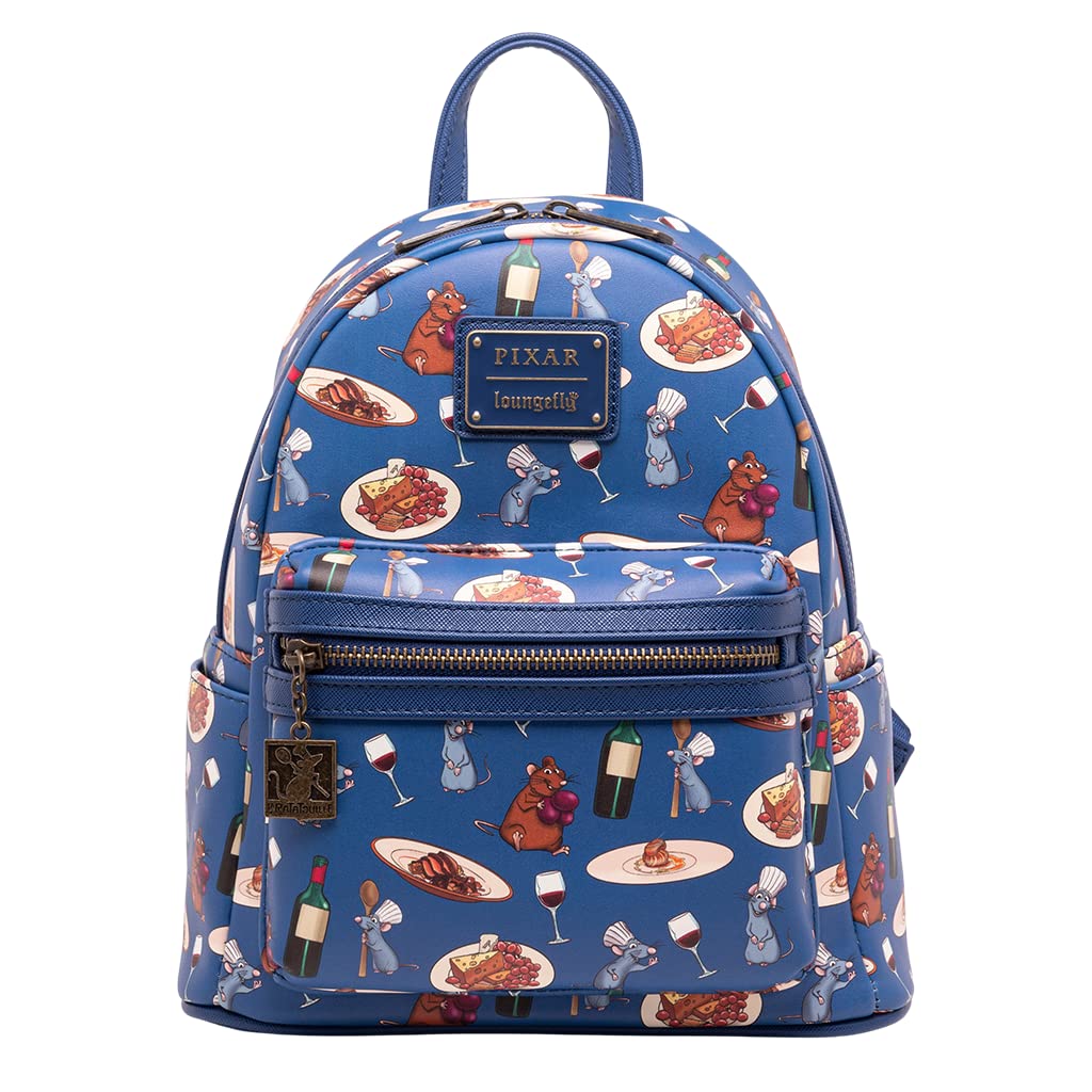 Loungefly Disney Pixar Ratatouille Remy and Emile Allover Print Backpack