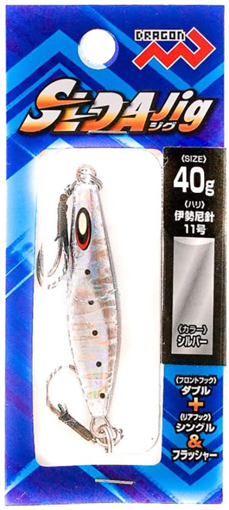 MARUSHINGYOGU Dragon SLDA Jig, Silver, 1.1 oz (30 g)