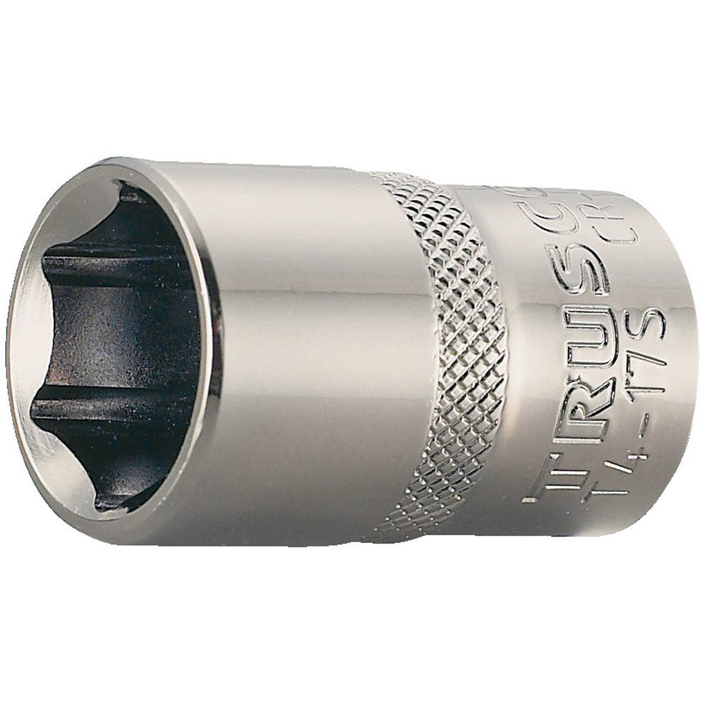 TRUSCO T4-22S Socket Hex Type Socket 0.5 inch (12.7 mm) Opposite Side 0.9 inch (22 mm)