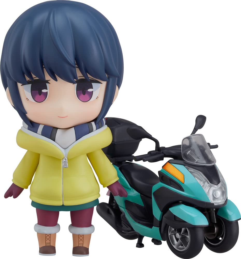 Good Smile Company Nendoroid Yuru Camp Rin Shima Tricyle Version, Non-Scale, Plastic, Pre-Painted Action Figure