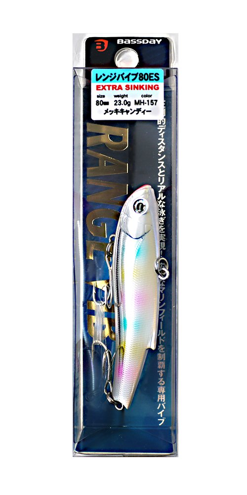 Bassday (basudei) Lure renzibaibu 80ES MH – 157 Plated CND.