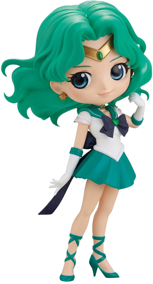 Banpresto 17188 Pretty Guardian Eternal The Movie Q Posket Super Sailor Neptune (Ver.A) (Repeat) Figure
