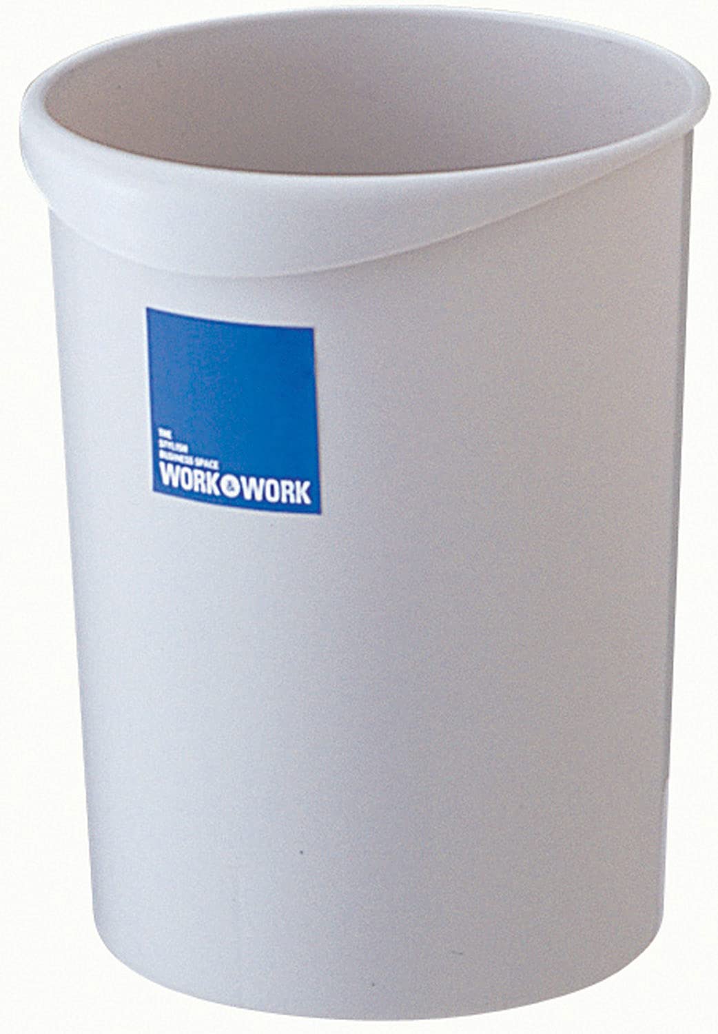 Risu W&W Trash Can, Wastebasket, Round, 2.8 gal (8 L), Gray, Made in Japan, Green Purchasing Law Compliant
