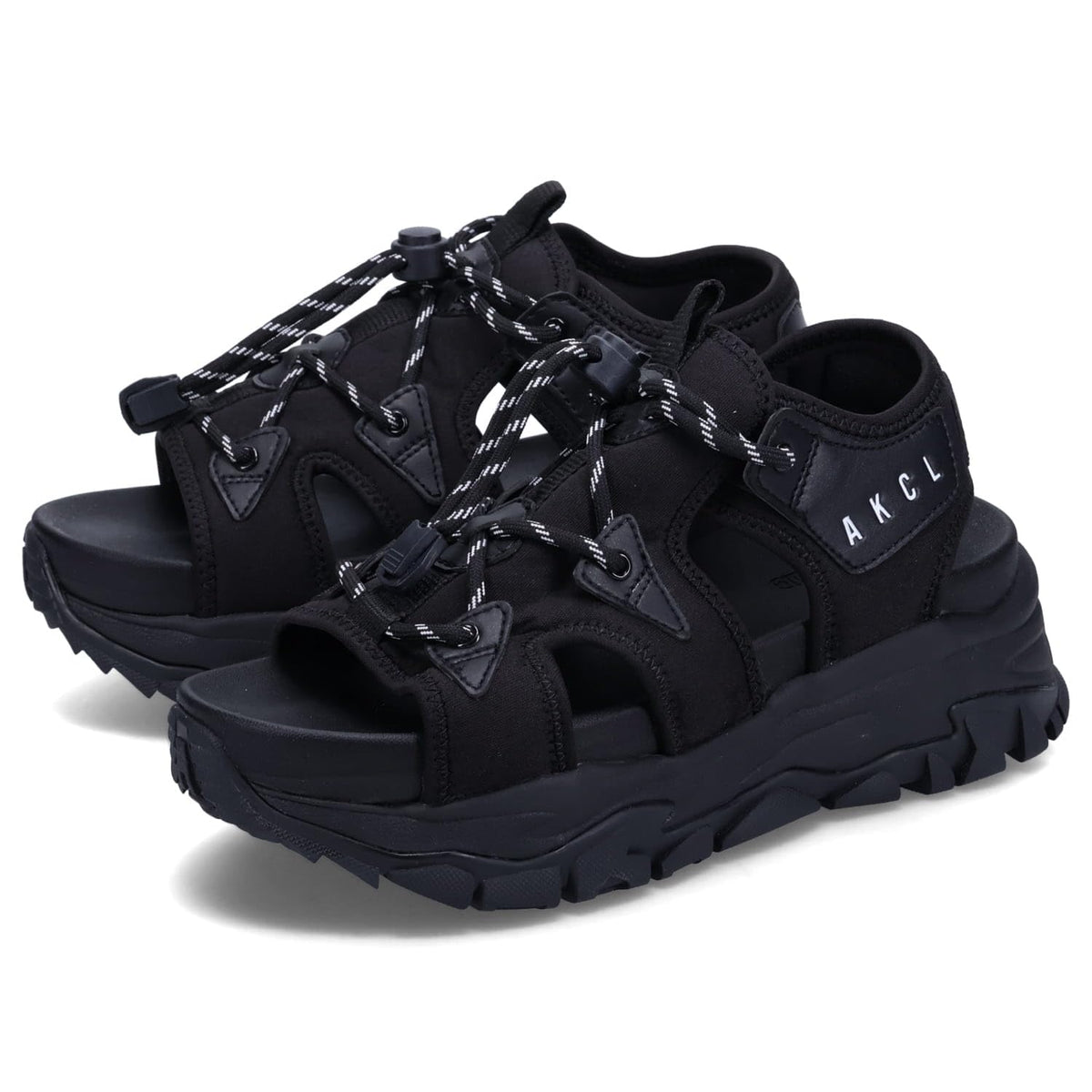 AKIIICLASSIC(アキクラシック) AKI Classic AKIII ANATOLIA Sandals, TRIPLE BLACK (TBL), 25.0 cm