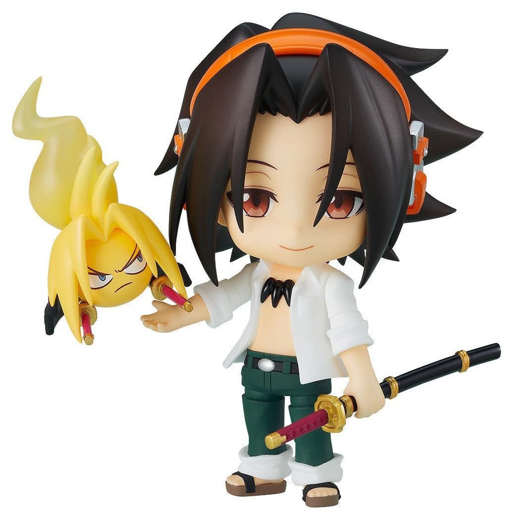 Good Smile Shaman King: YOH Asakura Nendoroid Action Figure,Multicolor