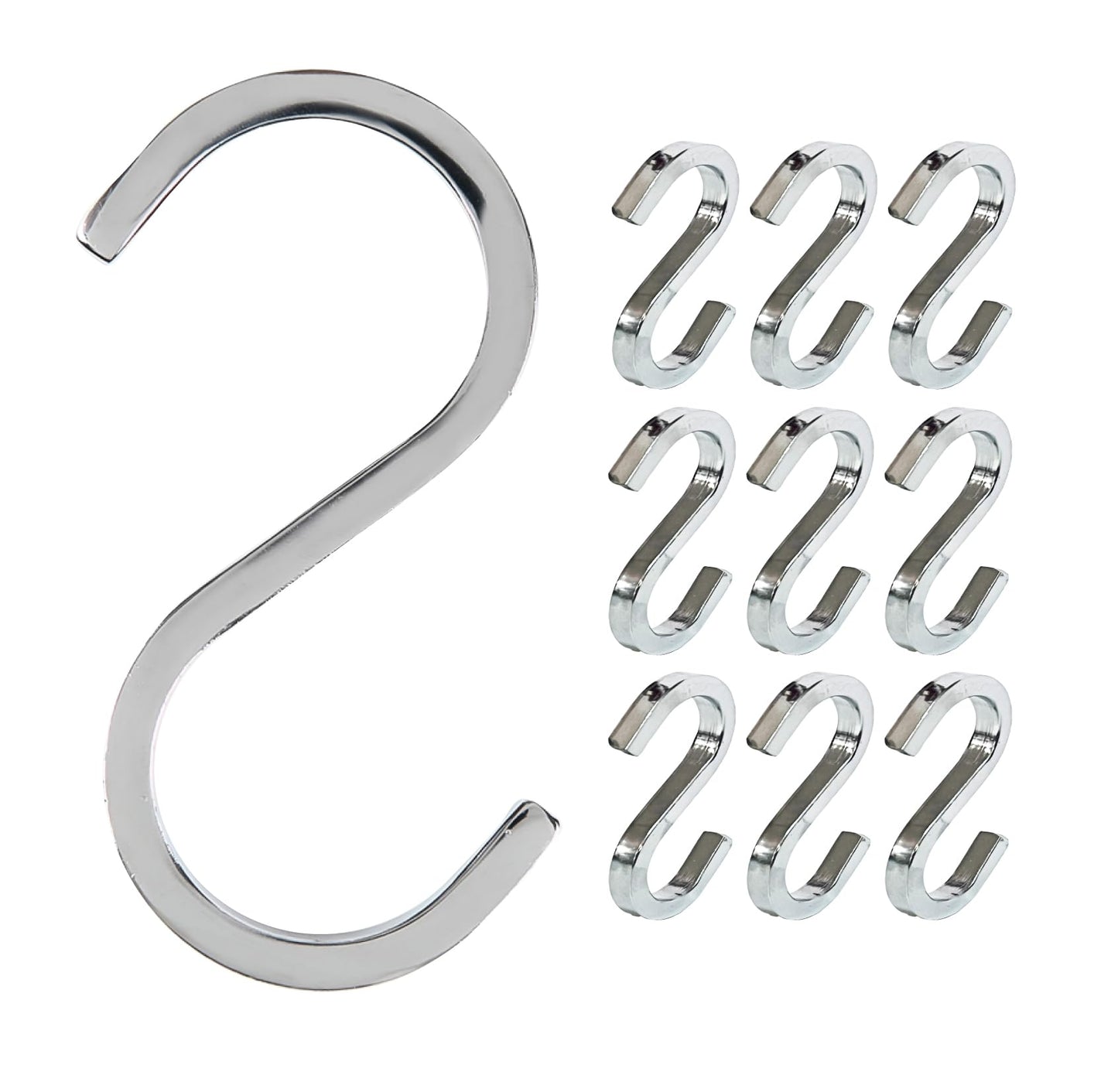 Yunox Silver S Hook Large [Set of 10]
