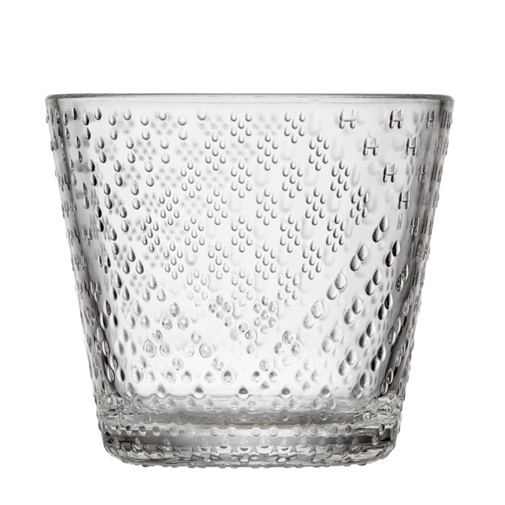 Iittala 1065611 Tundra Tumbler Glass, Cup, Approx. 9.4 fl oz (290 ml), Pair Set (2 Pieces)
