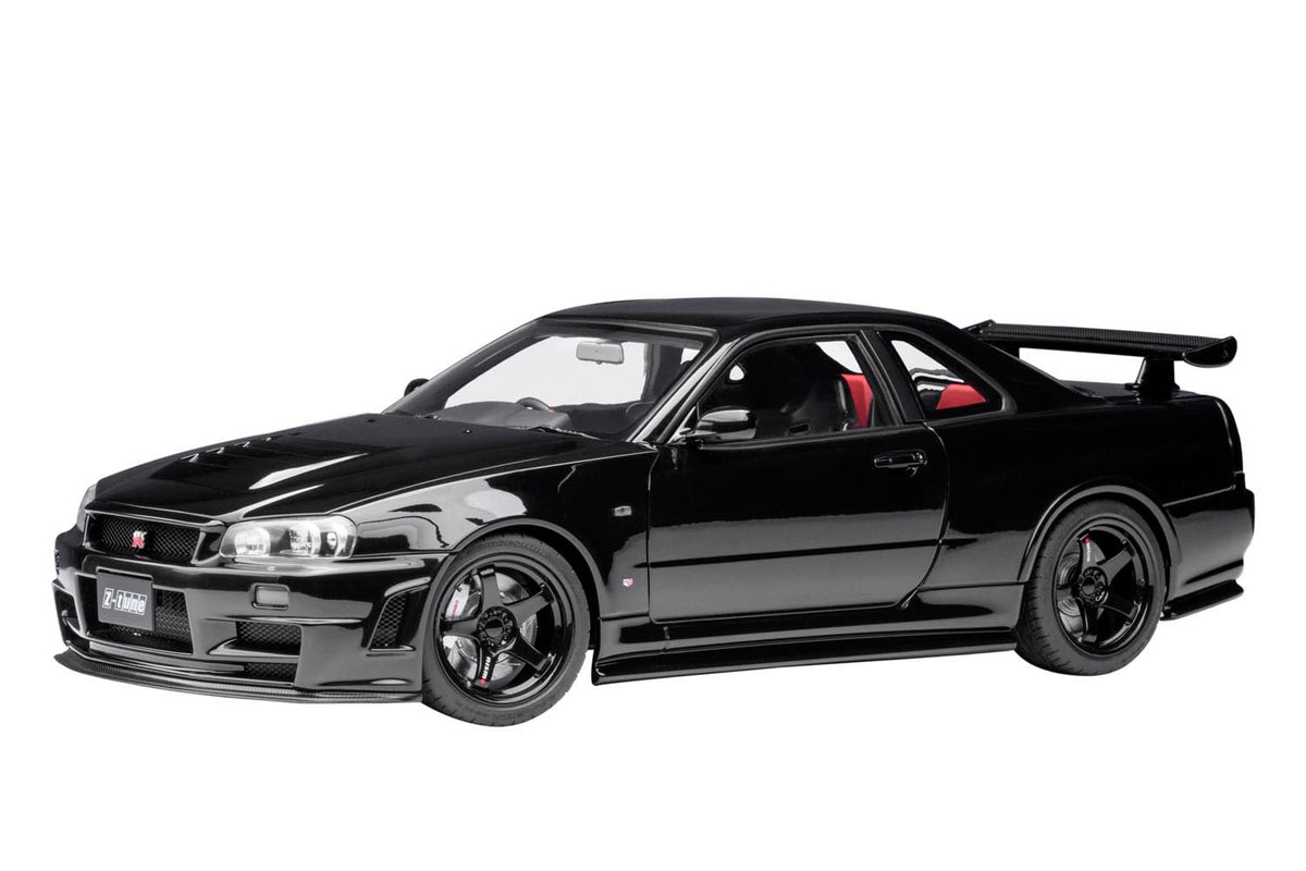 AUTOart 1/18 Nismo R34 GT-R Z-tune Black Pearl Finished Product