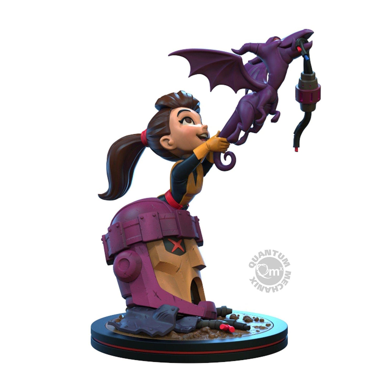 Quantum Mechanix QMx - X-Men - Kitty Pryde and Lockheed Q-Fig EliteDiorama