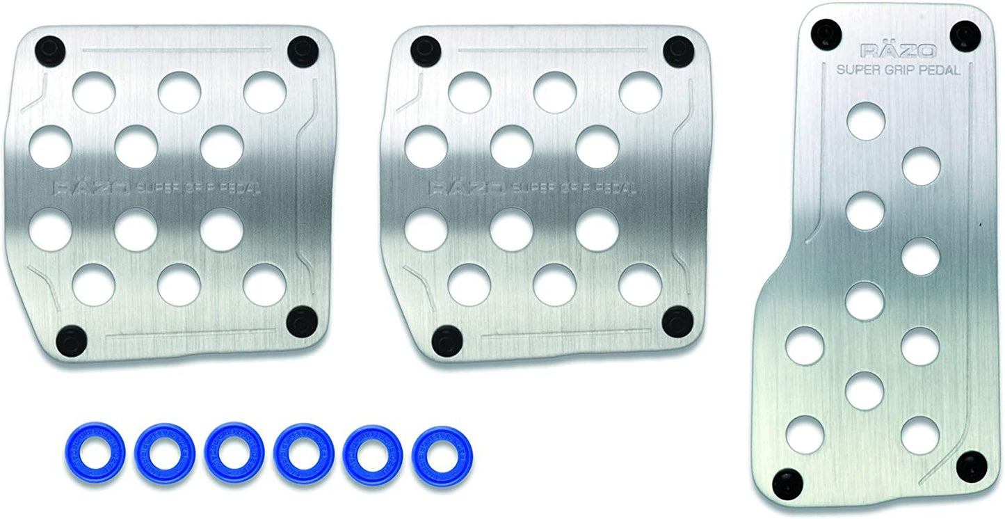 Carmate RAZO super grip pedal MT for Silver RP123
