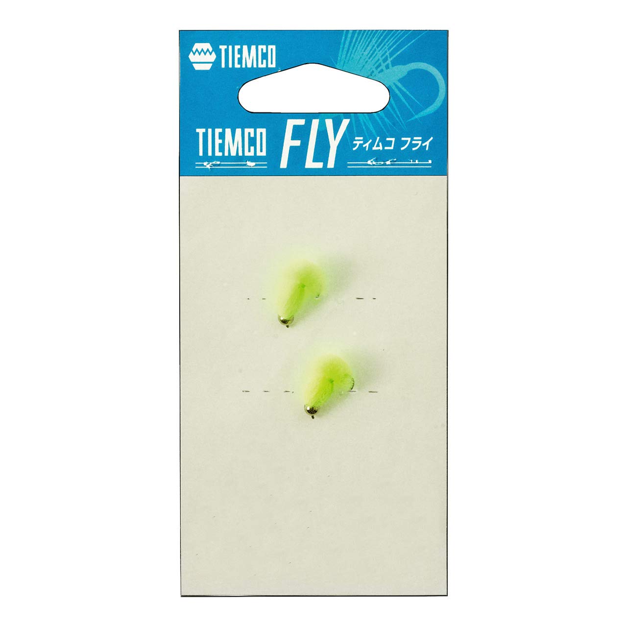 TIEMCO Fly Teltel #12 2 Coilly Chartreuse