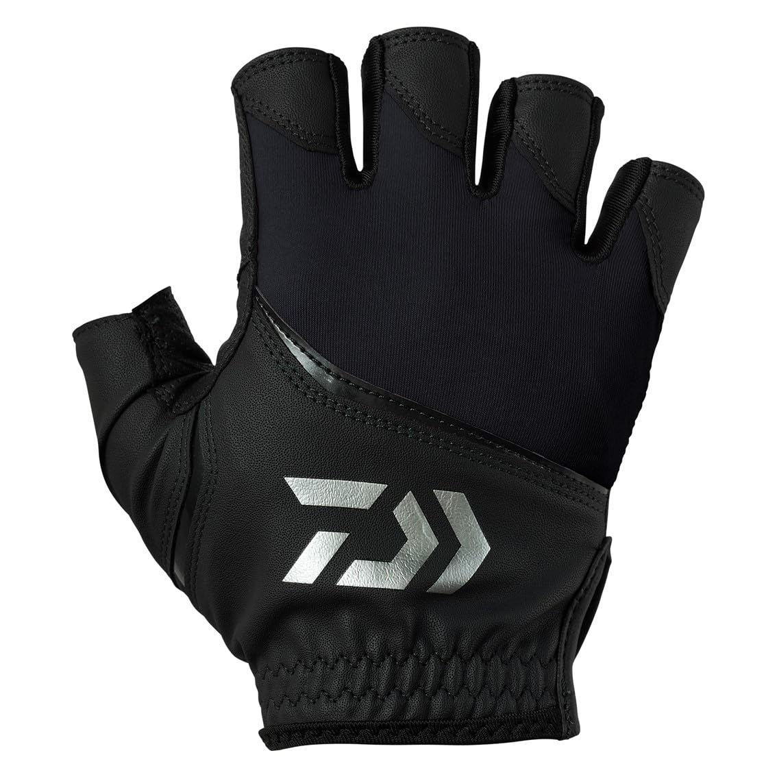 [Daiwa] 25DG-2125 UV Protection Padded Gloves (5 Cuts), Black, Medium