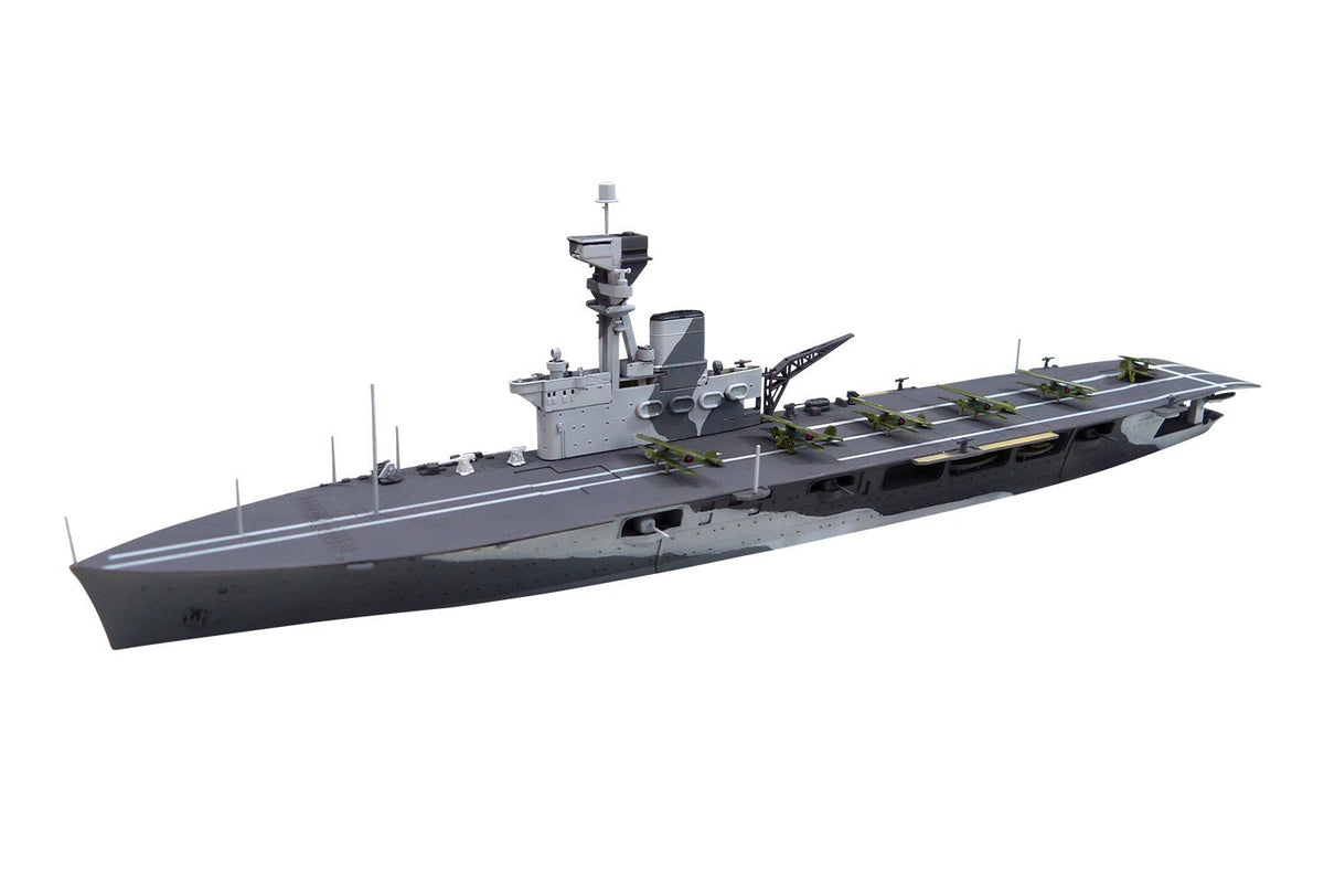 Aoshima 1/700 British Aircraft Carrier HMS Hermes Model Ship Kit, High Detail, Assembly Required, Includes Construction Blanket