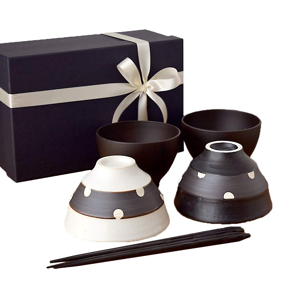 Tableware East Japanese Dinnerware Gift Set, Couples Tea Bowl Set, Dinnerware Set, Wedding Gift