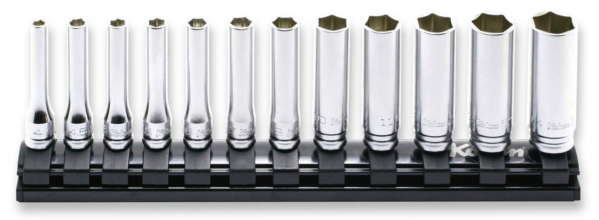 Ko-ken RS2300MZ/12 1/4 Sq. Dr. Socket set 4-14mm 6 point Z-series 12 pieces