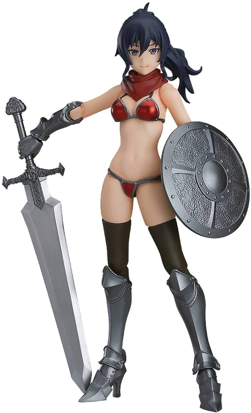 Figma Styles: Bikini Armor Makoto Figma Action Figure, Multicolor