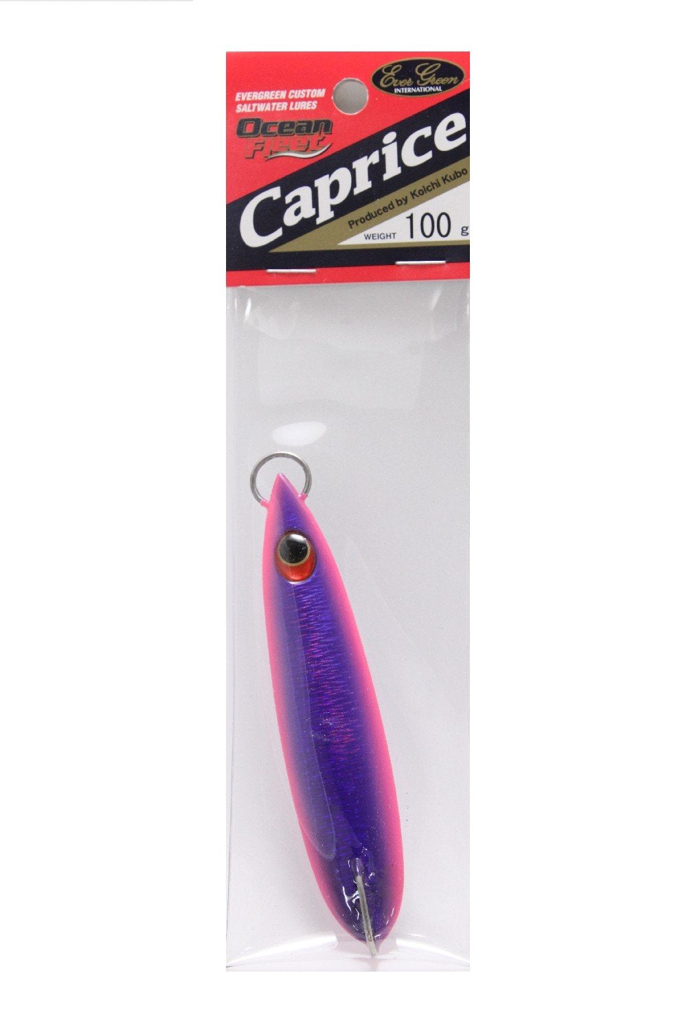 Evergreen CP18 Metal Jig, Capris, 4.1 inches (10.5 cm), 3.5 oz (100 g), Poison Pink