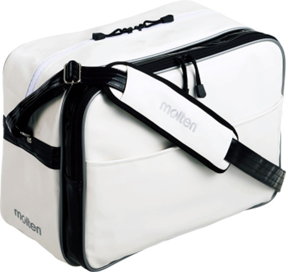 Molten Enamel Bag KM0074-WK White x Black L